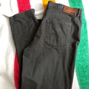 Sz 38/30 far west twill pants- olive